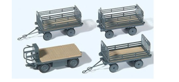 PR17126 - Chariot électrique avec 3 remorques - Preiser