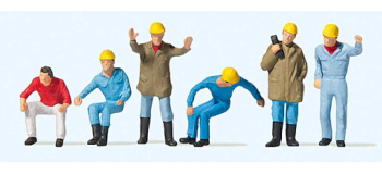 PR10037 - Personnel de grues - Preiser