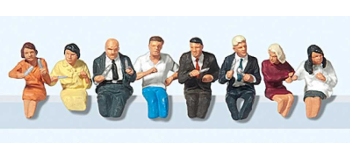 PR10391 - Passagers assis pour voiture restaurant - Preiser