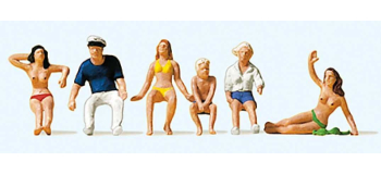 PR10426 - Passagers et conducteur de bateaux à moteur (idéal pour ref 17304) - Preiser