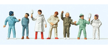 PR14007 - Enfants en habirs d'hiver - Preiser