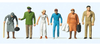 PR14023 - Passants et policier - Preiser