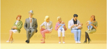 PR65327 - Personnages assis - Preiser