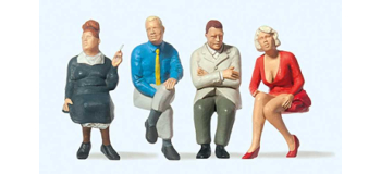 PR65352 - Voyageurs assis - Preiser