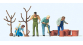 PR10466 - Jardiniers et accessoires, en plantant - Preiser