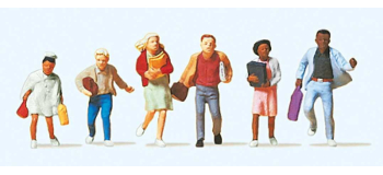 PR10476 - Figurines Elèves rentrant chez eux - Preiser