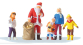 PR29098 - Figurines Père Noël avec des enfants - Preiser