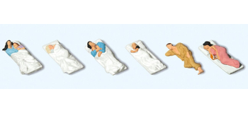 PR10300 - Passagers couchés pour wagons-lits - Preiser