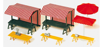 PR17500 - Etalages de marché - Preiser