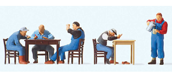 PR10601 - Pause des cheminots (tables et chaises incluses) - Preiser