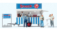 PR10749 - Remorque mobile stand de vente SNACK - Preiser