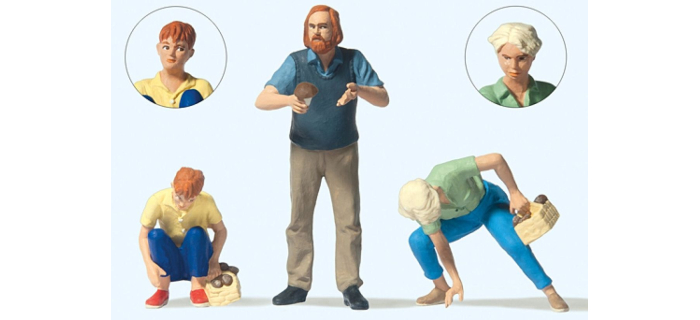 PR44941 - Cueilleurs de champignons - Preiser