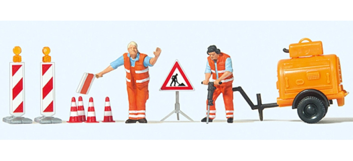 PR10754 - Employés de voirie - Preiser
