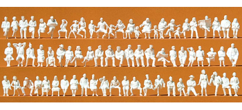 PR16358 - Personnage assis, à peindre - Preiser