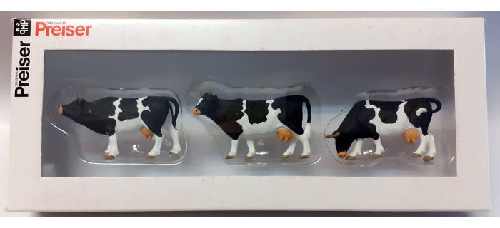 figurines miniatures pour modelisme ferroviaire Preiser 65324 - Vaches