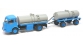 Train électrique : REE CB-100 - Panhard Movic Citerne à Vin + Remorque (Bleu et Gris)