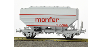 WB-632 - Set de 2 wagons céréaliers MONFER FRANCE, Gris - REE Modeles