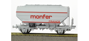 WB-633 - Wagon céréalier MONFER FRANCE, Gris - REE Modeles