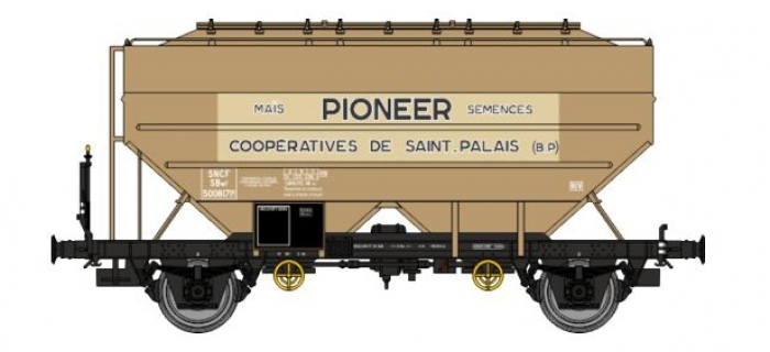 WB-627 - Wagon céréalier PIONEER Coopérative de Saint-Palais - REE Modeles