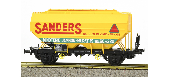 Wagon céréalier SANDERS de la SNCF - Modélisme ferroviaire
