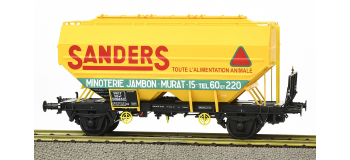 WB-629 - Wagon céréalier SANDERS, ancien logo (autre numéro) - REE Modeles