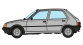 CB-148 - Voiture Peugeot 205 GE, Gris Metal - REE Modeles