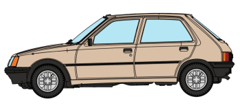 CB-150 - Voiture Peugeot 205 GE, beige 
