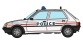 CB-155 - Voiture Peugeot 205 GE, Police 1ère Version - REE Modeles