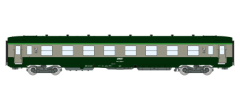 VB-398 - Voiture voyageur DEV AO Courte, B8 ex-A8 U53 vert 302/gris 804, SNCF - REE Modeles