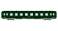 VB-395 - Voiture voyageur DEV AO Courte, B8 ex-A8 U53 vert 301, SNCF - REE Modeles