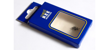 XB-542 - Attelage à choquelle en fonderie, Ancien - Noir (x2) - REE Modeles