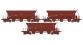 WB-808 - Coffret de 3 wagons trémie F70 Uas INFRA V, SNCF - REE Modeles