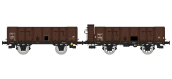 WB-832 - Set de 2 wagons tombereau OCEM 19, SNCF - REE Modeles