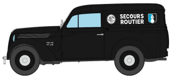 CB-201 - Voiture Renault JUVAQUATRE Fourgon tôlé noir SECOURS ROUTIER - REE Modeles