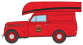 CB-203 - Voiture Renault JUVAQUATRE Fourgon tôlé POMPIER + Barque - REE Modeles