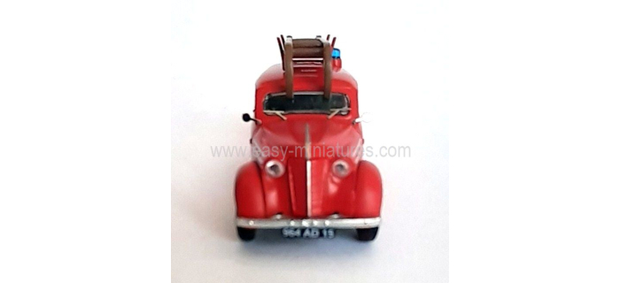 CB-204 - Voiture Renault JUVAQUATRE Break vitré POMPIER + Echelle - REE Modeles