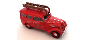 CB-204 - Voiture Renault JUVAQUATRE Break vitré POMPIER + Echelle - REE Modeles