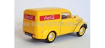 CB-206 - Voiture Renault JUVAQUATRE Fourgon tôlé Jaune COCA-COLA - REE Modeles