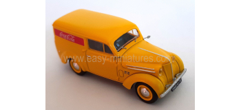 CB-206 - Voiture Renault JUVAQUATRE Fourgon tôlé Jaune COCA-COLA - REE Modeles