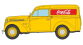 CB-206 - Voiture Renault JUVAQUATRE Fourgon tôlé Jaune COCA-COLA - REE Modeles