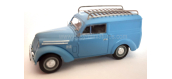 CB-208 - Voiture Renault JUVAQUATRE Fourgon tôlé, Bleu + galerie - REE Modeles