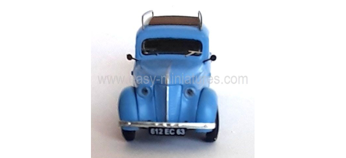 CB-208 - Voiture Renault JUVAQUATRE Fourgon tôlé, Bleu + galerie - REE Modeles