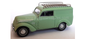CB-209 - Voiture Renault JUVAQUATRE Fourgon tôlé, Vert + galerie - REE Modeles