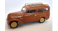 CB-210 - Voiture Renault JUVAQUATRE Familiale vitrée, Marron + galerie - REE Modeles
