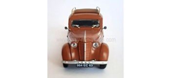 CB-210 - Voiture Renault JUVAQUATRE Familiale vitrée, Marron + galerie - REE Modeles