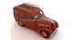 CB-210 - Voiture Renault JUVAQUATRE Familiale vitrée, Marron + galerie - REE Modeles