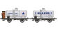 WB-155 - Set 2 wagons citernes OCEM 19 AZUR, ETAT - REE Modeles
