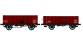 WB-171 - Set de 2 wagons Tombereau OCEM 29, PLM, ep II - REE Modeles