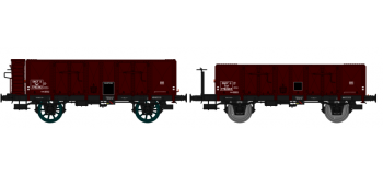WB-174 - Set de 2 wagons Tombereau OCEM 29, ep III - REE Modeles