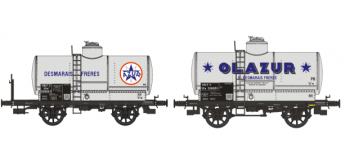 WB-196 - Set de 2 wagons citernes OCEM 19 